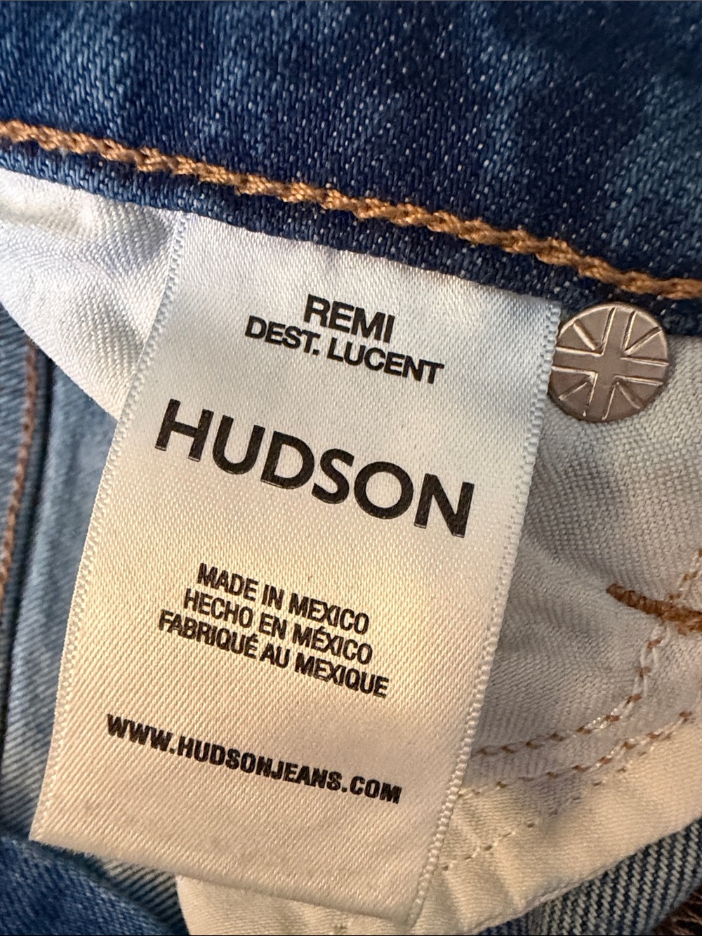 Hudson Remi High-Rise Straight Ankle Jeans - Destructive Lucent Wash Size 27 - Picture 4 of 11